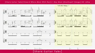 [Share Guitar Tabs] Onward Where Most With Ravin I May Meet (Deathspell Omega) HD 1080p