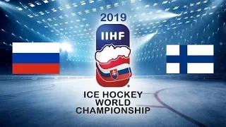 РОССИЯ VS ФИНЛЯНДИЯ ПОЛУФИНАЛ ЧЕМПИОНАТА МИРА ПО ХОККЕЮ - NHL 19