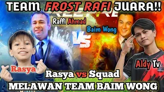 TEAM RAFFI AHMAD JADI JUARA!!! || RASYA SOLO VS SQUAD MELAWAN TEAM BAIM WONG || MENDADAK FF 2023🔥