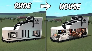 BUILDING A SHOE SHAPED HOUSE IN BLOXBURG