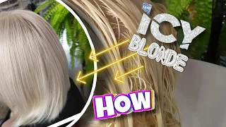 HOW TO : Icy blonde Matrix Toner Formula | Viksi Salon