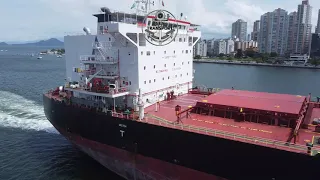 AMAZING SHIPS IN MOTION, SANTOS PORT DRONE SHIPSPOTTING March 2021 #115