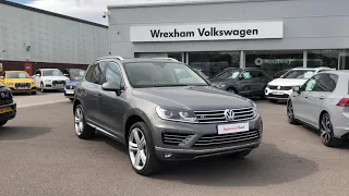 Volkswagen Touareg R-Line 262ps 3.0 TDI Canyon Grey Used Car | Wrexham Volkswagen