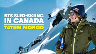 The shots you don't see on a sled-skiing day | Behind the scenes of Tatum Monod’s film project