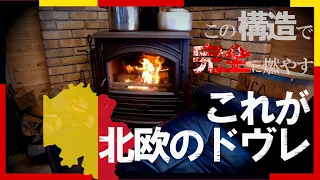 [Wood-burning stove] 🔥 Reasons to choose a Nordic wood-burning stove｜DOVRE640CB