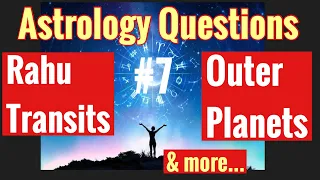 Rahu Transits||Outer Planets in Vedic astrology||Sakata Yoga & more!.