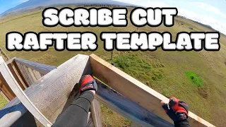 Scribe and Cut Your Rafters - No Measuring Needed - Carpentry Secrets Revealed - GoPro Hero 9 POV