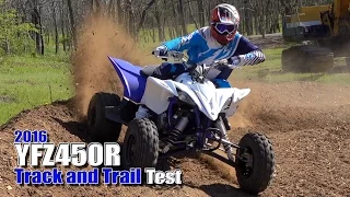 2016 Yamaha YFZ450R Track and Trail Test Review