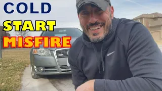 Diagnosing a Cold Start MISFIRE on a Direct Injected / Fuel Injected Motor: Audi A4, A3, Passat 2.0