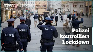 Österreich: Polizei kontrolliert Lockdown
