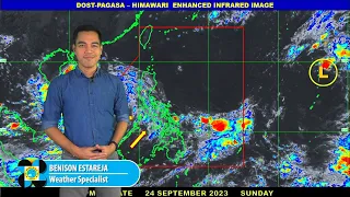 Public Weather Forecast issued at 4PM |  September 24, 2023