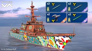 ROKS Jeongjo the Great - Air Defence Buff | Full Nuclear ☢️ Build - Modern Warships