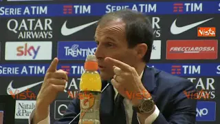 Juve Campione d'Italia, lo show di Allegri in conferenza