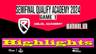 RISE GAMING VS BINXILIN - JOGO 01/MD3 | Highlights | Semifinal Qualify Academy 2024