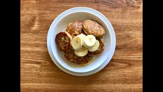 Banana cottage cheese pancakes | Healthy oat pancakes