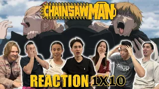 WHO IS THIS GUY ??!! | Chainsaw Man EP 1x10 REACTION! | Bruised & Battered