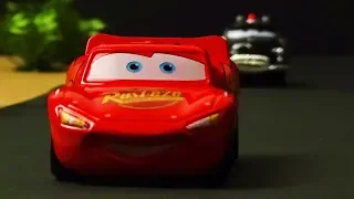 Cars 1 McQueen Get Lost Scene Remake! Stop Motion Animation with Tomica & Mattel