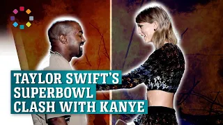 Taylor Swift's silent superbowl clash with Kanye West