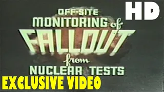 OFF SITE MONITORING OF FALLOUT  FROM NUCLEAR TESTING 1958