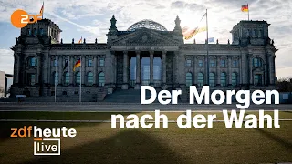 Vorläufiges Ergebnis: SPD vor Union | ZDFheute live zur Bundestagswahl