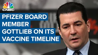 Pfizer board member Dr. Scott Gottlieb on company's vaccine timeline