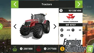 Fs18 Farming Simulator 18 - New Tractor Massey Ferguson 8737 Timelapse #10