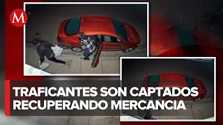 Captan a narcotraficantes recuperando droga que escondieron en un auto de Tijuana