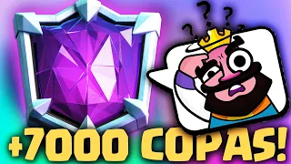 ¡¡Me REGALAN la PARTIDA DEFINITIVA para LLEGAR a 7000 COPAS... WTF??? Deck Clash Royale - YoSoyRick