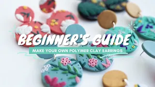 DIY Polymer Clay Earrings | Beginner's Guide | Clay Earrings Tutorial
