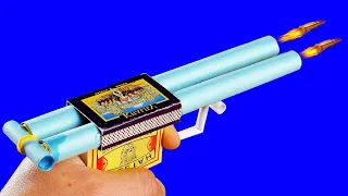 How to Make a Matchbox Gun - Paper Gun | Paper  Gun | Make guns with matches #shorts