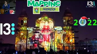 🎅Mapping Navideño Catedral Guatemala 2022 Canal 13 EN VIVO Gaby Moreno