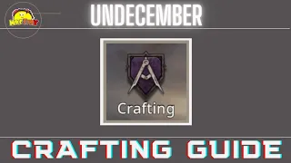 Crafting and High crafting in Undecember - A dummies guide (from a dummy)