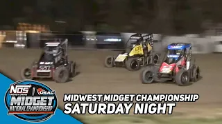 HIGHLIGHTS: USAC NOS Energy Drink National Midgets | Jefferson County Speedway | July 15, 2023