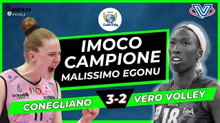 IMOCO Campione 🥇 | Imoco Coonegliano vs Vero Volley Milano 3-2 | Cev Champions League | Analisi