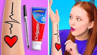 BEAUTY-HACKS DIE DICH ZUM STAR MACHEN! || Lustige Lifehacks für Mädchen von 123 GO! GOLD