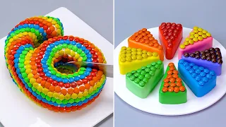 So Yummy Candy Mixed Cake Decorating Recipes | Most Satisfying Chocolate Cake Decorating Tutorial