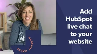 Add HubSpot Live Chat to Your Website