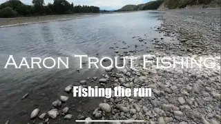 FISHING THE RUN | FLY FISHING NEW ZEALAND | AARON TROUT FISHING