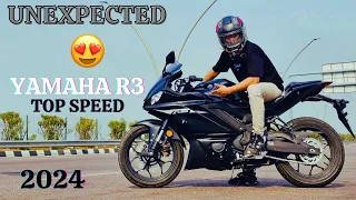 YAMAHA R3 TOP SPEED😍 | 2024 | FIRST ON YOUTUBE
