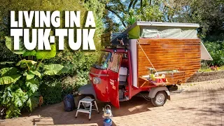 Man Lives in a Tuk-Tuk