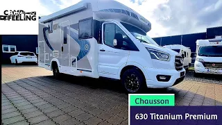 Roomtour Chausson 630 Titanium Premium! Super Grundriss,kompakte Maße,HB+Vollausstattung+Verfügbar🔥🚐