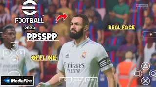 EFOOTBALL PES 2023 PPSSPP New Update Transfer & Kit Comentarry English Di Android