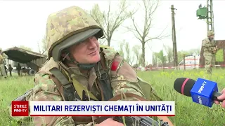 Trei mii rezerviști au primit ordin de chemare la unitățile militare