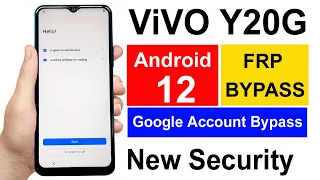 Vivo Y20g Frp Bypass Android 12 2022 | Vivo Y20g Google Account Bypass | Android 12 | Vivo V2037 Frp