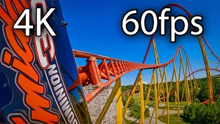 Intimidator 305 horizon leveled front seat on-ride 4K POV @60fps Kings Dominion