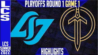 CLG vs GG Highlights Game 1 LCS Playoffs 2022 Round 1 Lower Counter Logic Gaming vs Golden Guardians