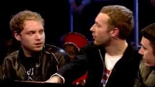 Chris Martin & Jonny Buckland - Interview -Live Jools Holland 2003
