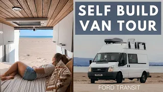 VAN TOUR - Ford Transit self build Campervan full tour (FOR SALE)