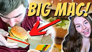 We Tried a MCDONALD'S BIG MAC for the FIRST TIME! 2023 Review!