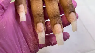 How to do a full set of acrylic nails | Nails for beginners step by step